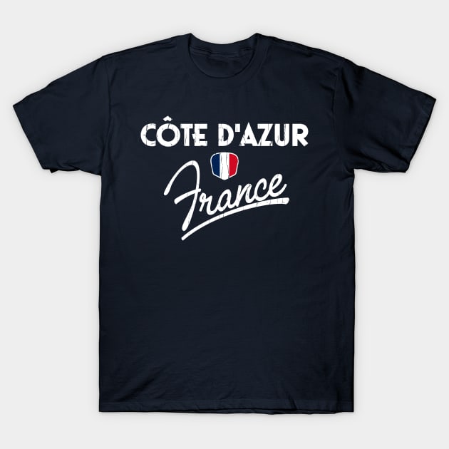 Cote d'Azur France T-Shirt by dk08